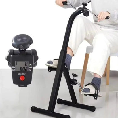 Mini Exercise Cycle for Arms & Legs with Digital Meter – Portable Pedal Exerciser for Home & Office Fitness, Physiotherapy & Rehabilitation