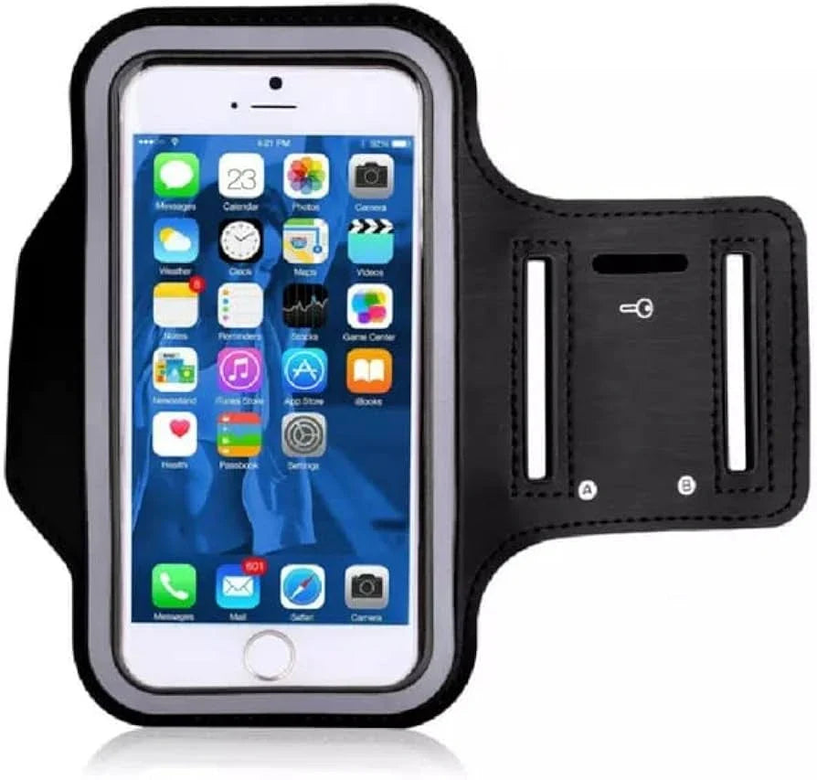 Universal Sports Running Armband for 5–6.3 Inch Smartphones | Adjustable Neoprene Gym & Workout Phone Holder with Touch Screen Support