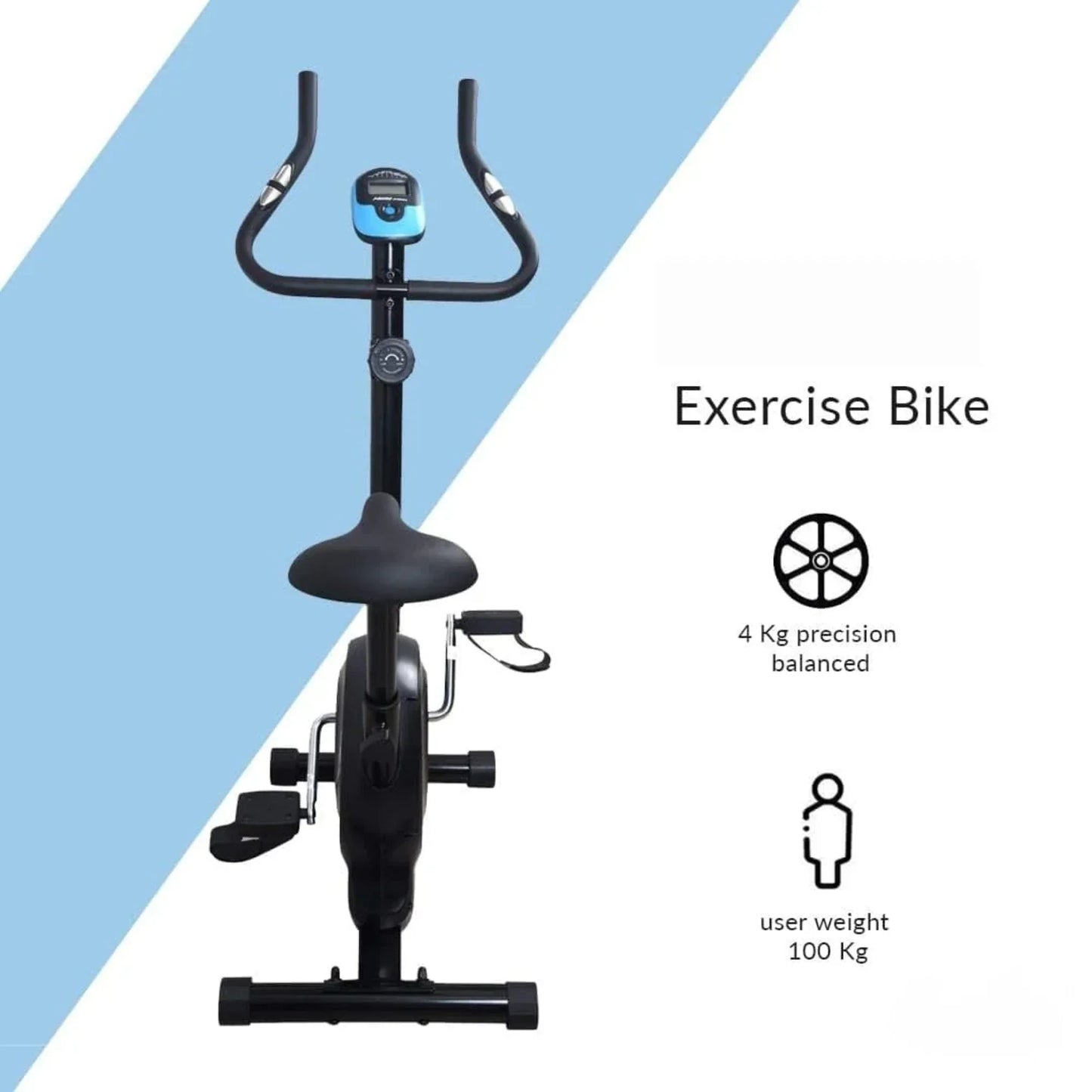 Philco Magnetic Training Exercise Bike – 8-Level Resistance Indoor Cardio Bike