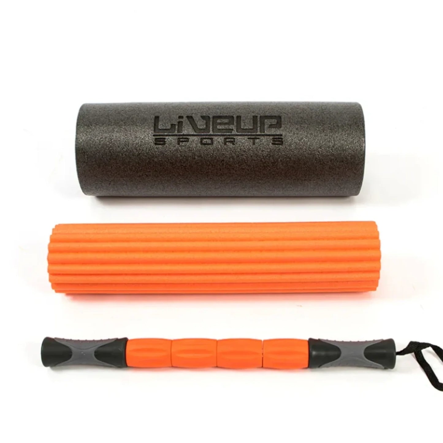 LiveUp Yoga Foam Roller Multi | High Density Foam Roller for Yoga, Muscle Recovery, Stretching & Fitness Training