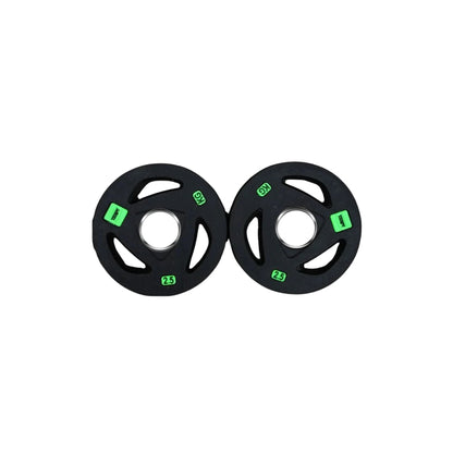 Rubber Weight Plates 85KG Pack with 6FT Olympic Barbell Rod – 2 Inch Plates