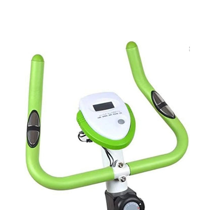 Spinning Exercise Bicycle – Magnetic Resistance Upright Bike with LED Monitor