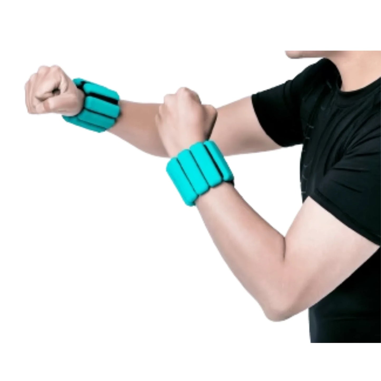 Livepro Premium Silicone Weighted Bracelets (1lb/454g Pair) – Adjustable Wrist & Ankle Weights for Yoga, Pilates, Running & Cardio
