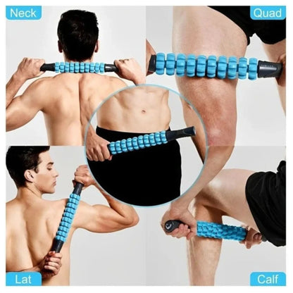 Massage Stick Muscle Roller for Athletes Portable Deep Tissue Massager | 47cm Deep Tissue Massage Stick for Legs, Back, Arms, Neck & Full Body Muscle Recovery & Pain Relief