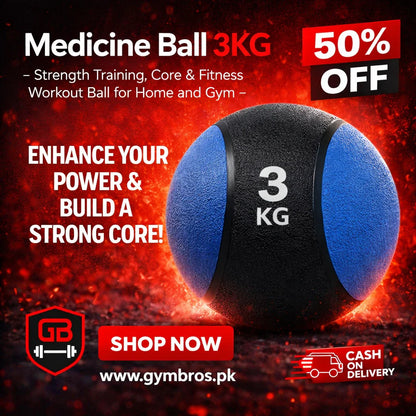 Medicine Ball 1KG–5KG – Strength Training, Core & Fitness Workout Ball for Home and Gym
