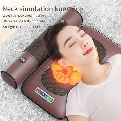 Full Body Heating Vibrating Massage Mat | 70×30 Inch Vibration Massage Pad with Heat Therapy, 10 Modes, Power Supply: 110–240V AC Adapter Included, Full Body Relaxation
