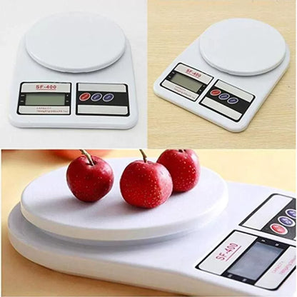 SF-400 Electronic Digital Kitchen Scale 10KG Capacity with 1g Accuracy, LCD Display, Unit Conversion, Tare Function & Auto Power Off | Battery Operated 2 × AA BatteriesFood Weighing Scale