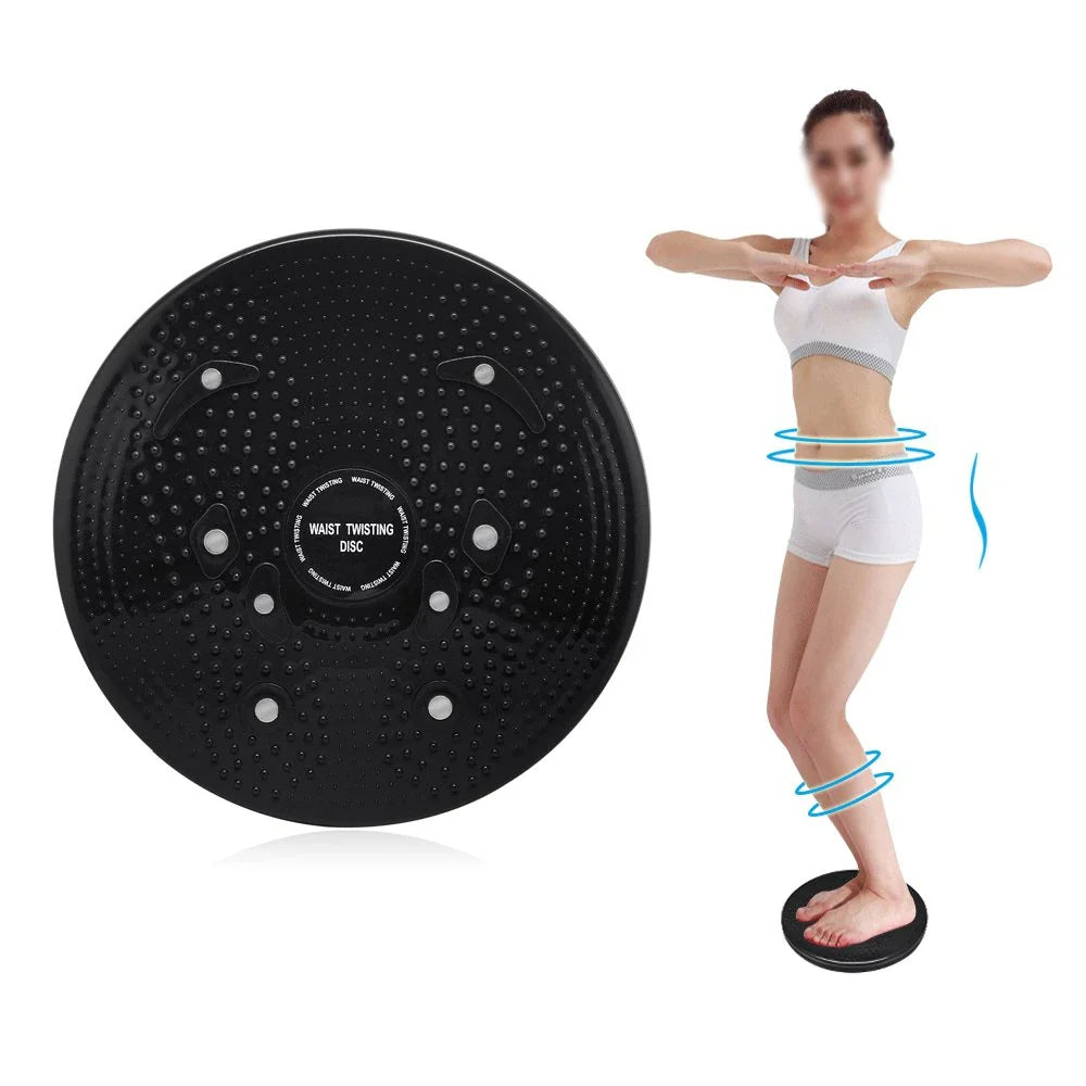 Home Gym Combo Pack 6 in 1 – 3ft Barbell Rod, ZEEMAX 20KG Weight Plates (2KG+3KG+5KG Pair), 13-Inch Chrome Dumbbell Rod Pair, 10mm Yoga Mat, Magnetic Twist Waist Board & Double Spring Tummy Trimmer | Complete Home Workout Set