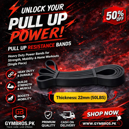 Loop Resistance Bands (13MM–45MM) – Heavy Duty Power Bands for Strength, Mobility & Home Workouts (Single Piece)