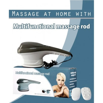 Multifunctional Infrared Massage Rod Machine 200–240V 50–60Hz with 2 Massage Pads, Portable Electric Body Massager for Slimming, Pain Relief & Full Body Relaxation (35×11.5×15.5 cm, 1325g)