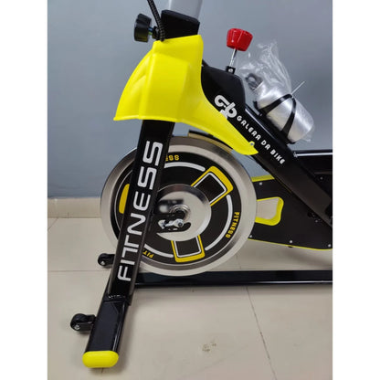 Sports Spin Magnetic Bike 150KG Capacity – Heavy Duty Indoor Cycling Bike (Yellow)