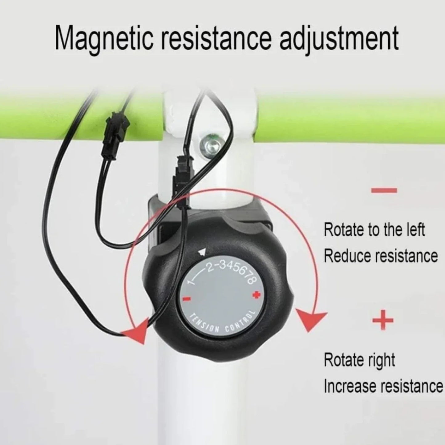 Spinning Exercise Bicycle – Magnetic Resistance Upright Bike with LED Monitor