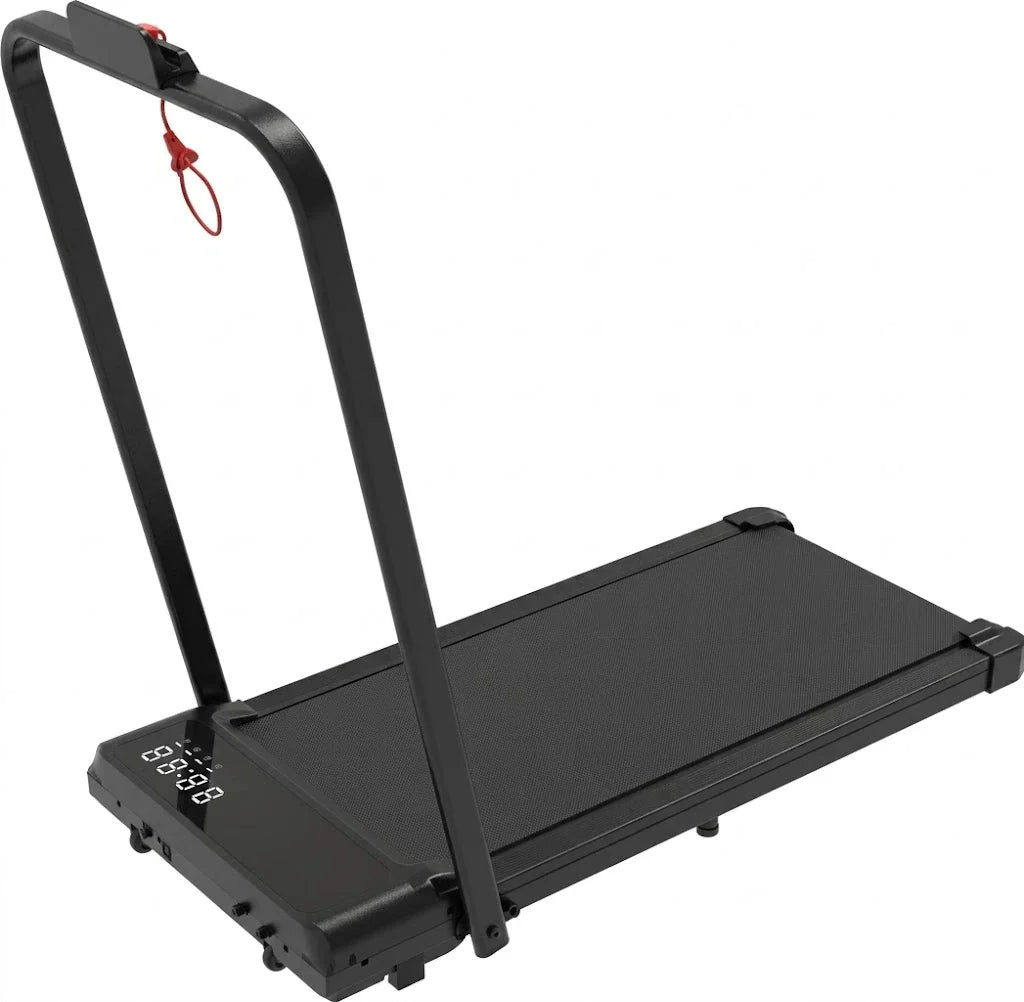 RIFOAMXN SD-380JM Walking Pad Treadmill, 2.5HP Motor, 1–6 KM/H Speed, Foldable Portable Design, Manual Incline, LED Display, Remote Control, 1000 × 380MM Running Belt, 100KG Capacity, Indoor Walking & Jogging Treadmill for Home Use