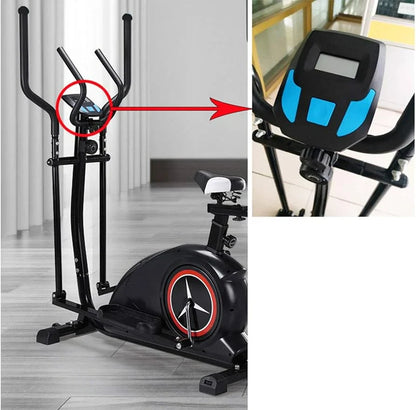 Elliptical Bike Cross Trainer TD001CT-2 | 2-in-1 Cross Trainer & Elliptical Bike with Magnetic Resistance, Rear Wheel Drive, 120KG Capacity, 120×65×155CM