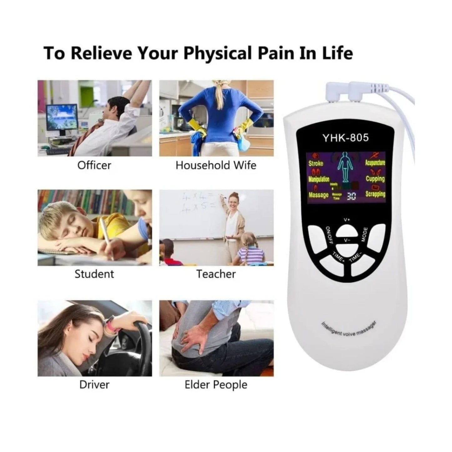 Blueidea Multifunctional Physio Therapy Machine for Pain Relief, Fat Burning & Body Relaxation