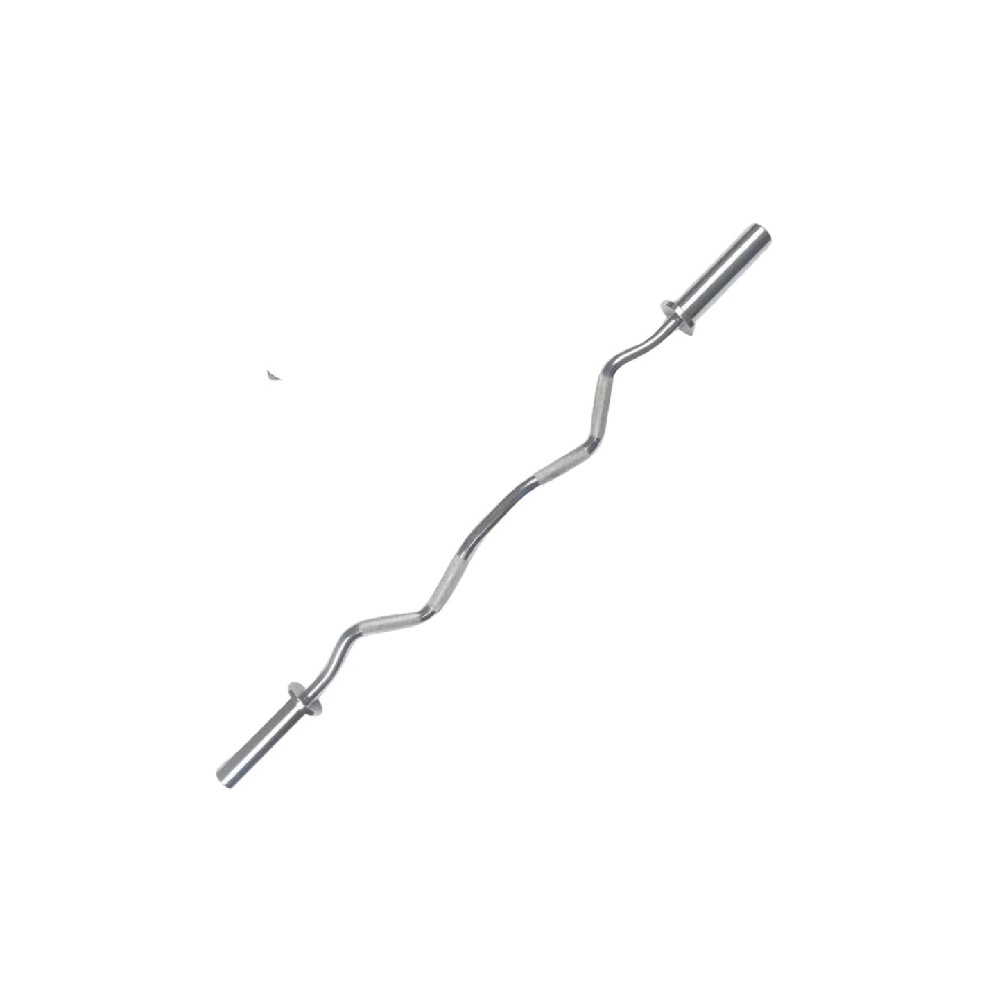 2 Inch Diameter EZ Curl Barbell Rod | Heavy-Duty 2-Inch EZ Curl Barbell Rod with Knurled Grip, Approximate Bar Weight: 4–6KG, Chrome Steel Zigzag Weight Lifting Bar – Supports Up to 100KG