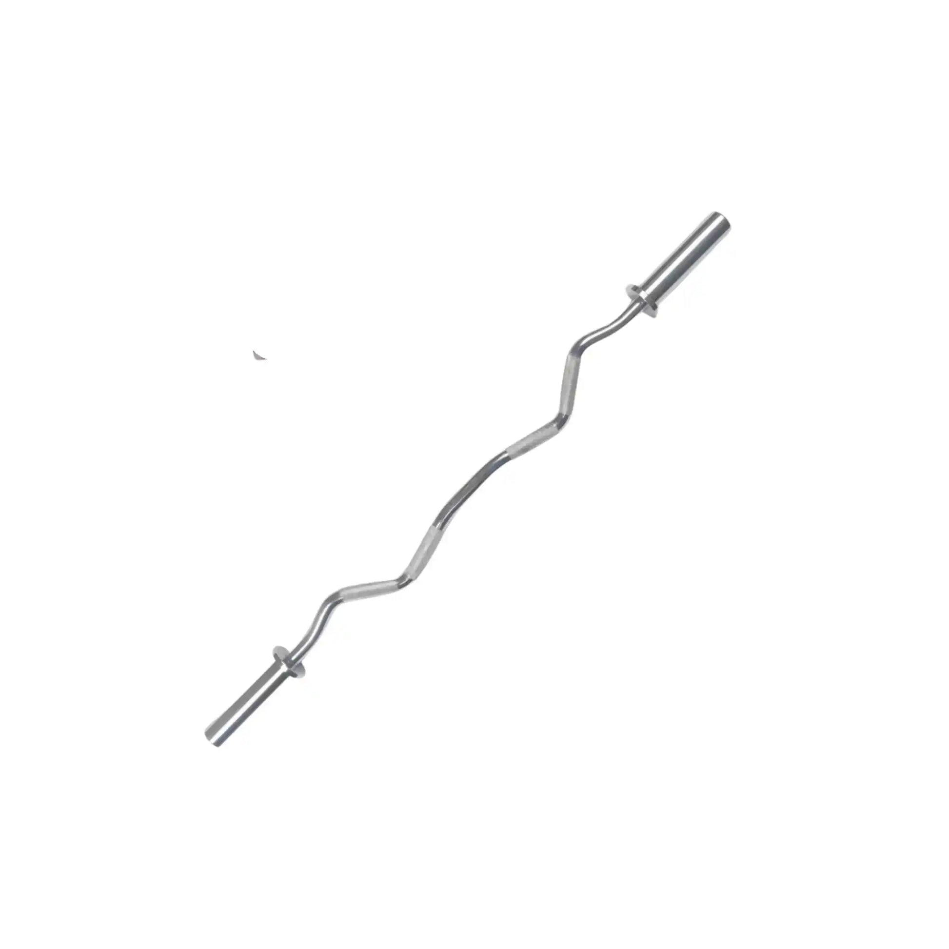 2 Inch Diameter EZ Curl Barbell Rod | Heavy-Duty 2-Inch EZ Curl Barbell Rod with Knurled Grip, Approximate Bar Weight: 4–6KG, Chrome Steel Zigzag Weight Lifting Bar – Supports Up to 100KG - Fitness Zone