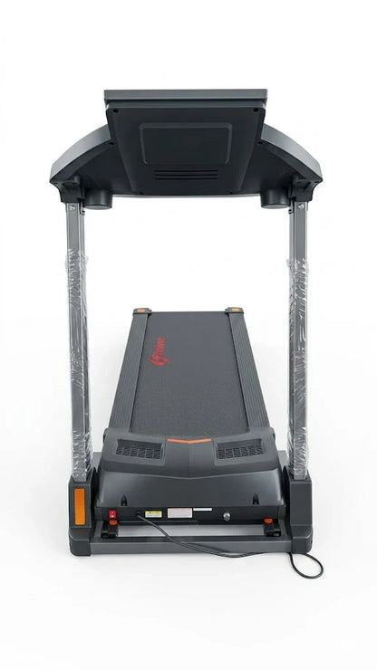HF-20GR Foldable Motorized Treadmill, 2HP Motor, 1–14 KM/H Speed, 15% Auto Incline, 47×16 Inch Running Surface, 120KG Capacity, Input Voltage: AC 220–240V (50–60Hz) Power: 1500W,  MP3 & Bluetooth Speakers, 9 Programs, Home Fitness Treadmill