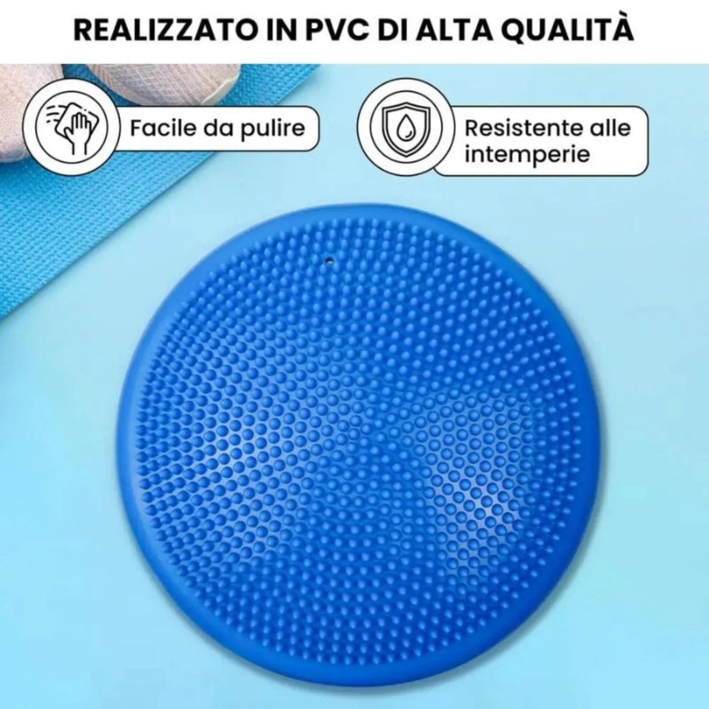 Thickened Yoga Balance Disc – Premium Inflatable Stability Cushion & Massage Seat Pad | Professional Core Trainer for Fitness, Yoga & Physical Therapy