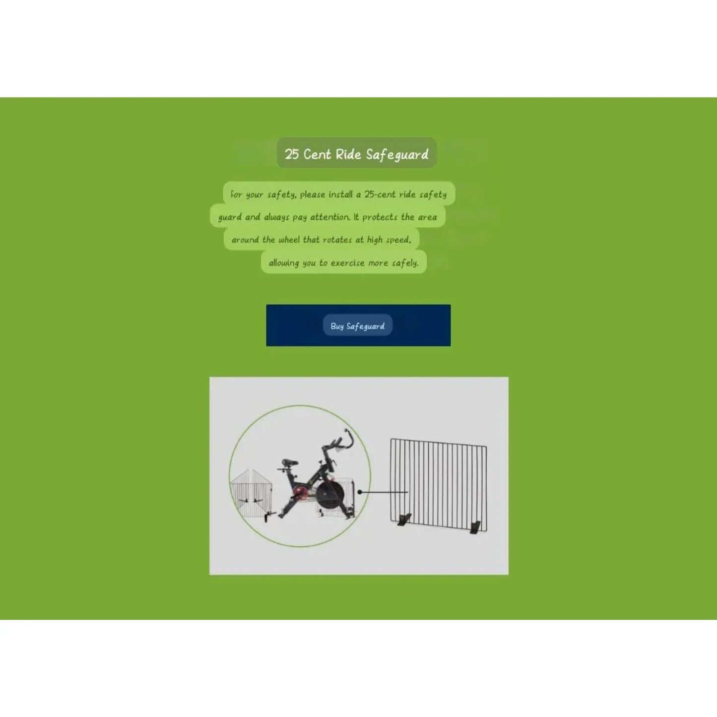 25Cent Ride Spin Bike – Indoor Cycling Exercise Bike for Home Workouts