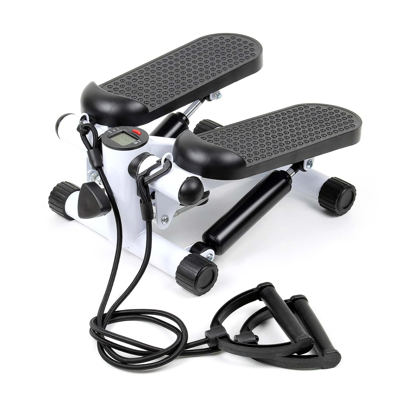 Mini Fitness Twist Stepper Exercise Machine with Electronic LED Display & Dual Hydraulic Drive | 2MM Steel Home Cardio Workout Stepper for Weight Loss & Full Body Fitness