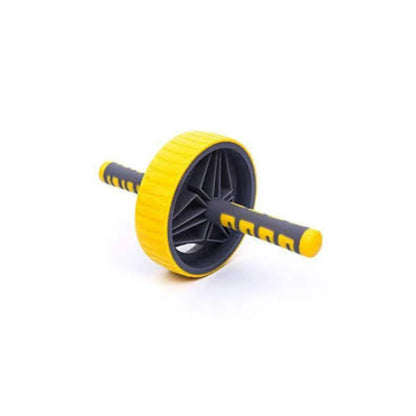 Liveup Sports LS3371 Ab Exercise Wheel | Core Strength Roller with Foam Grip Handles for Abs, Arms, Back & Full Body Workout
