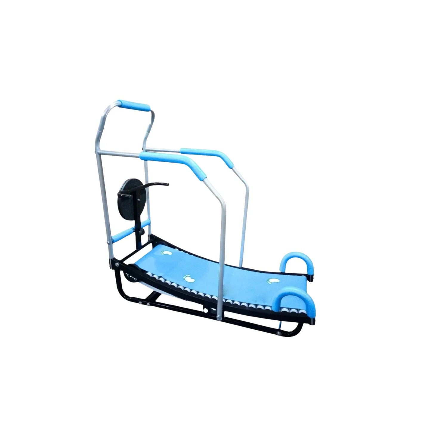 Foldable Manual Curved Treadmill for Home Gym – Non-Electric Running Machine with Easy Assembly