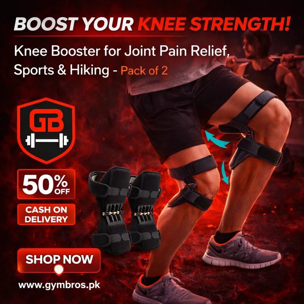 Knee Booster for Joint Pain Relief, Sports & Hiking Pack of 2 | Knee Support for Men & Women