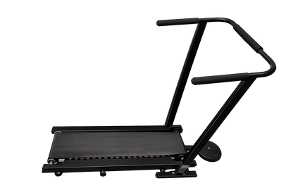 Foldable Manual Treadmill for Home Gym – Non-Electric Running Machine with 19 Rollers