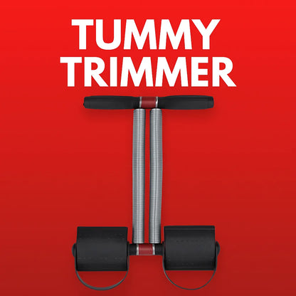Double Spring Tummy Trimmer for Home Gym Workout – Available in Medium & High Quality | Heavy Duty Resistance Spring Ab Exerciser for Belly Fat, Core Strength & Full Body Fitness