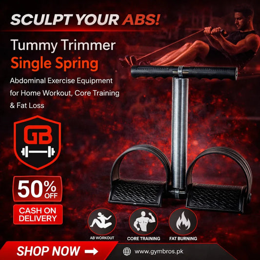 Tummy Trimmer Single Spring China | Abdominal Exercise Equipment for Home Workout, Core Training & Fat Loss