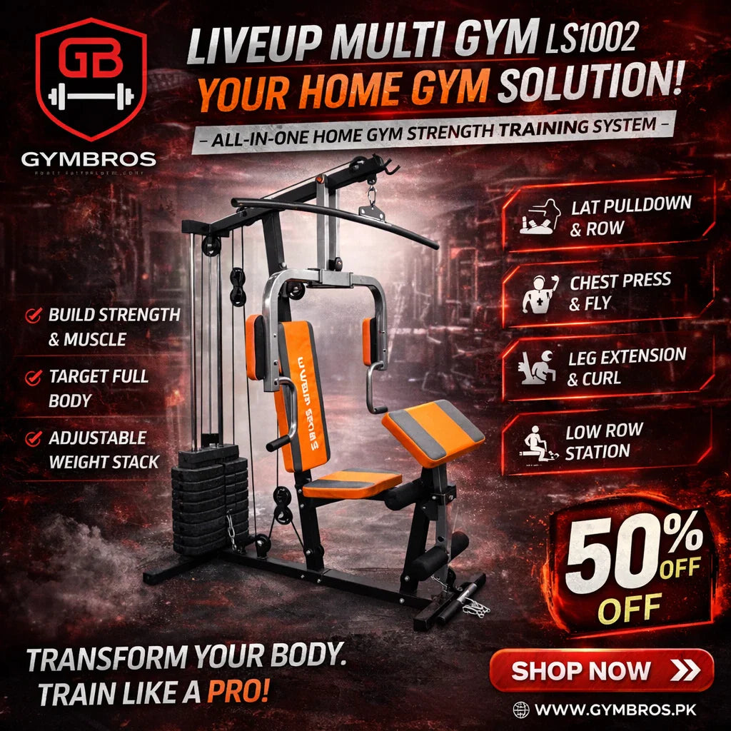 Liveup Multi Gym LS1002 – All-in-One Home Gym Strength Training System