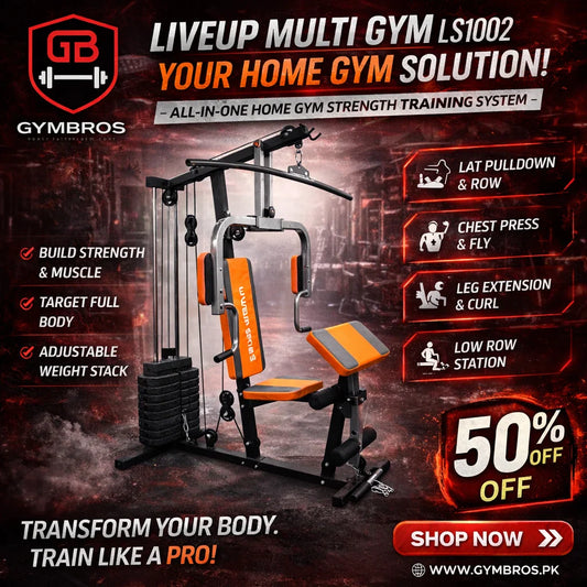 Liveup Multi Gym LS1002 – All-in-One Home Gym Strength Training System