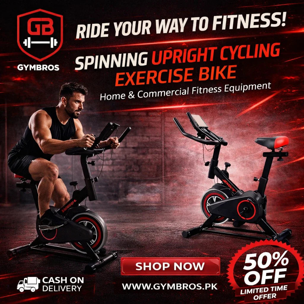Spinning Upright Cycling Exercise Bike – Home & Commercial Fitness Equipment