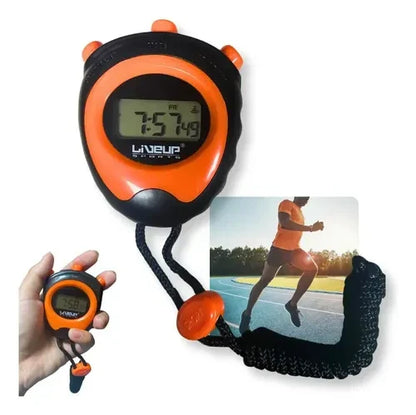 Liveup Sports Digital Stopwatch | Professional Handheld Timer for Gym, Running & Coaching | LS3193