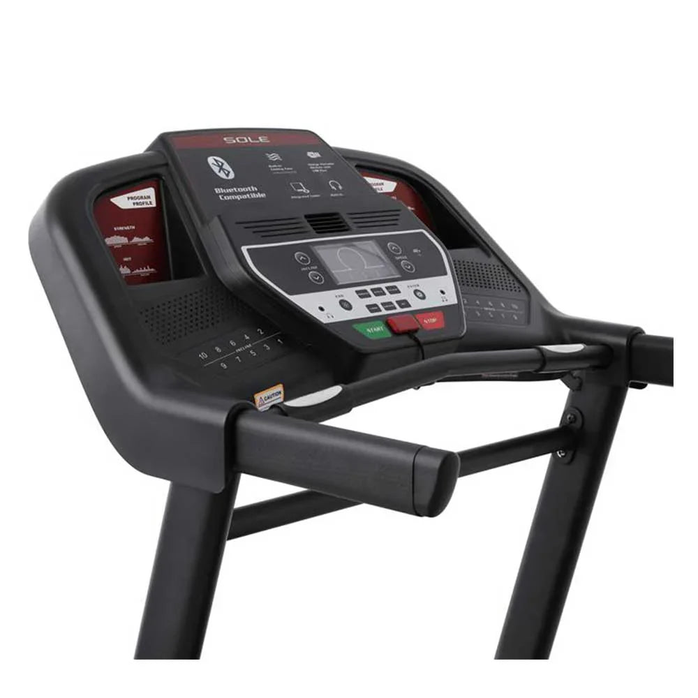 SOLE Fitness F60 Treadmill, 2.25HP Motor with 5.5HP Peak, 0.8–19 KM/H Speed, 12 Level Incline, 51 × 140 CM Running Area, 24 Workout Programs, Blue Backlit LCD, Hydraulic Folding, 136KG Capacity, Home & Light Commercial Fitness Treadmill