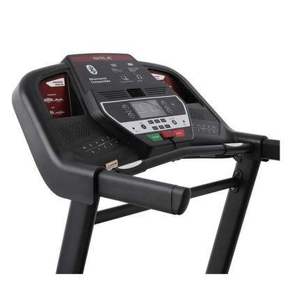 SOLE Fitness F60 Treadmill, 2.25HP Motor with 5.5HP Peak, 0.8–19 KM/H Speed, 12 Level Incline, 51 × 140 CM Running Area, 24 Workout Programs, Blue Backlit LCD, Hydraulic Folding, 136KG Capacity, Home & Light Commercial Fitness Treadmill