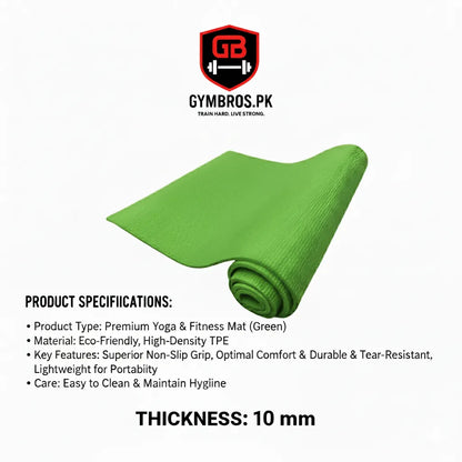Yoga Mats (Super Quality China) Non-Slip Exercise Mat for Fitness, Gym & Home Workout – 8mm / 10mm / 15mm Thickness, Durable PVC Material, Comfortable Cushioning for Yoga, Pilates & Exercise Training