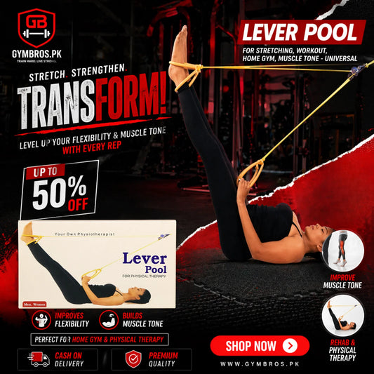 Lever Pull Exerciser for Stretching, Workout, Home Gym & Muscle Toning | Universal Fitness Trainer