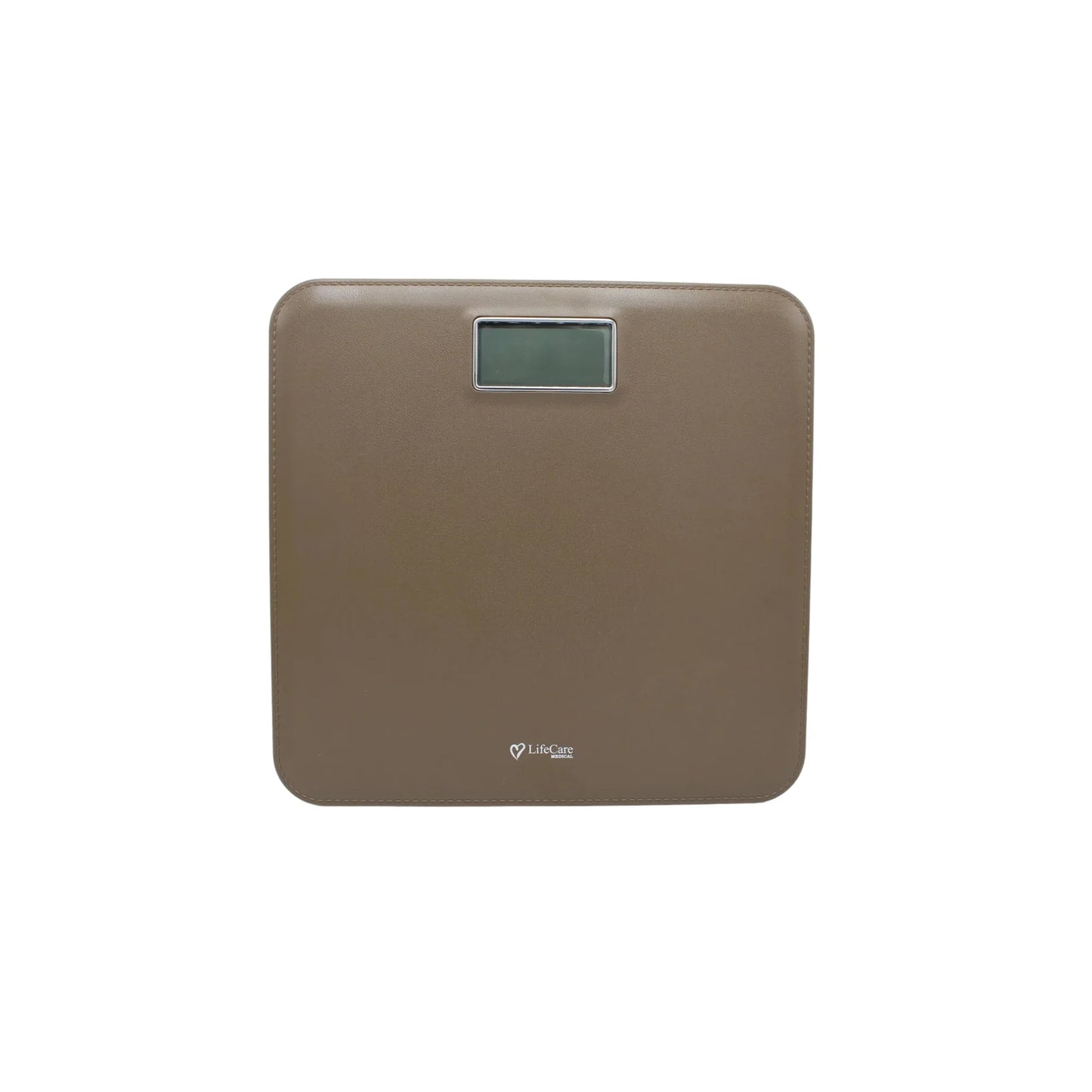 LifeCare Digital Weight Scale EB-7008 | High-Precision Body Weighing Machine with Leather Platform, 180kg Capacity, LCD Backlight Display & Smart Sensors