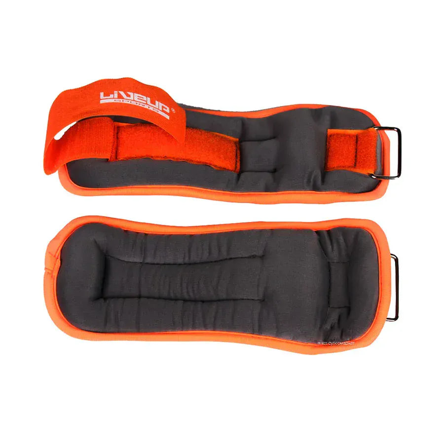 LiveUp LS3049 Ankle & Wrist Weights 0.5–3 KG Pair | Adjustable Resistance Weights for Strength Training, Cardio, Walking & Muscle Toning