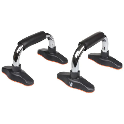 Liveup LS3162 Push Up Bar Chrome | Heavy Duty Push-Up Bars for Strength Training, Chest Workout & Home Gym Exercise