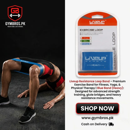 Liveup Resistance Leg Loop Band – Premium Exercise Band for Fitness, Yoga, & Physical Therapy | Available in Light, Medium, & Heavy Resistance