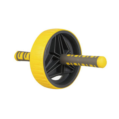 Liveup Sports LS3371 Ab Exercise Wheel | Core Strength Roller with Foam Grip Handles for Abs, Arms, Back & Full Body Workout