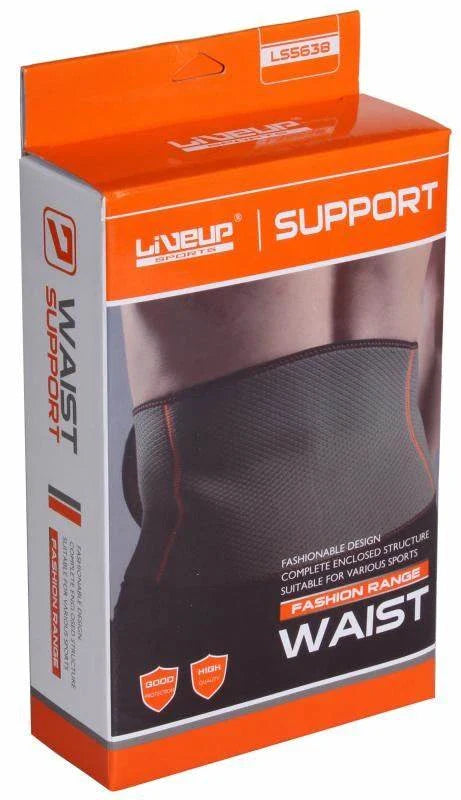 LiveUp LS5638 Waist Support Belt | Adjustable Back Support Brace for Spine Alignment, Core Stability & Injury Prevention – Gym & Daily Use