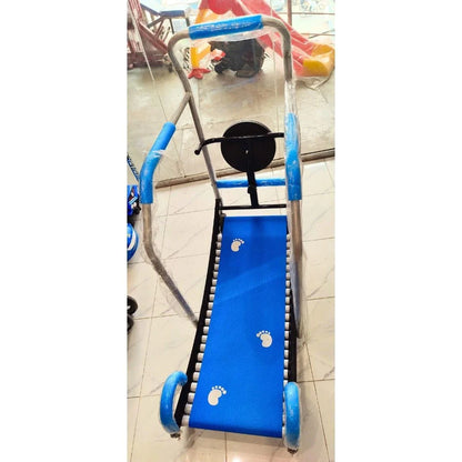 Foldable Manual Curved Treadmill for Home Gym – Non-Electric Running Machine with Easy Assembly