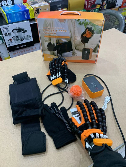 Rehabilitation Robot Glove Hand Training Equipment | Sizes: S,M,L  |  Finger Exercise Device for Hand Therapy, Finger Mobility & Recovery
