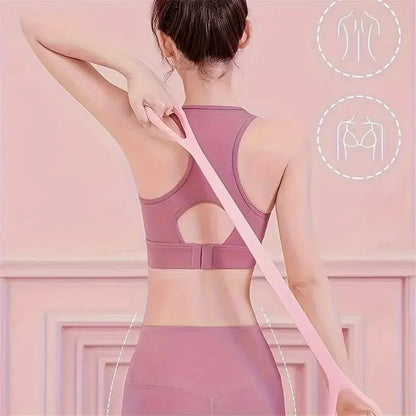 High-Elastic Figure 8 Resistance Band for Fitness & Yoga – Multifunction Chest Expander with Non-Slip Handles for Home Gym Workout & Back Stretching