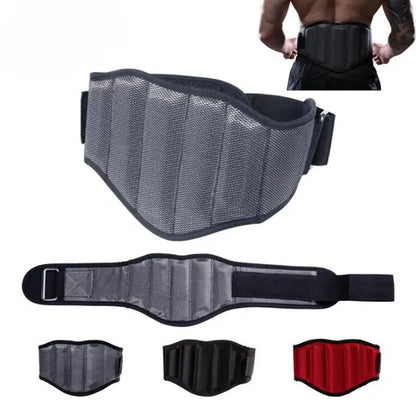 Durable EVA Weight Lifting Belt with Metal Buckle | Adjustable Back & Waist Support Gym Belt for Weightlifting, Powerlifting & Strength Training