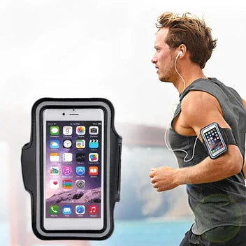 Universal Sports Running Armband for 5–6.3 Inch Smartphones | Adjustable Neoprene Gym & Workout Phone Holder with Touch Screen Support